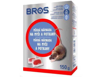 Bros měkká návnada na myši a potkany 150 g