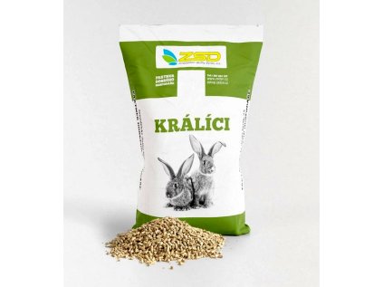 ZSD KKV bez kokcidiostatika krmná směs granule pro králíky 25 kg (ZS Dynín)