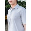 Polo tričko Theo Light Grey