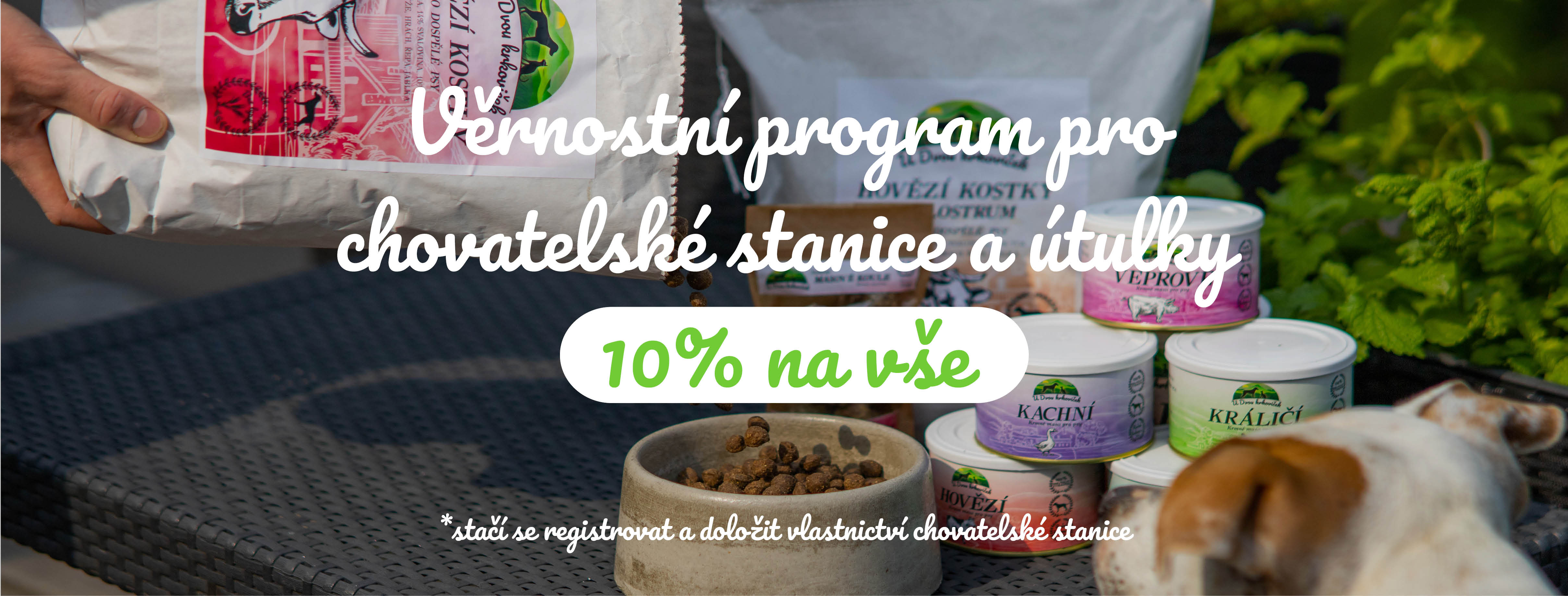 Věrnostní program pro chovatelské stanice a útulky