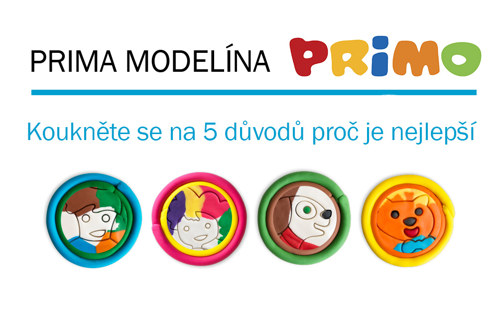 5 důvodů proč je PRIMO NATUR nejlepší modelovací hmota pro děti