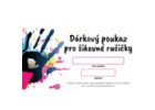 dárkové poukazy