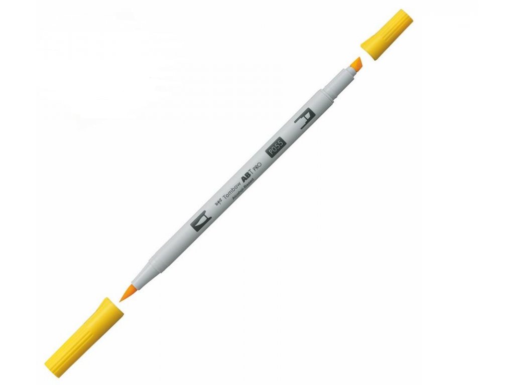 Tombow Abt 055 Dual Brush Pen - Process Yellow