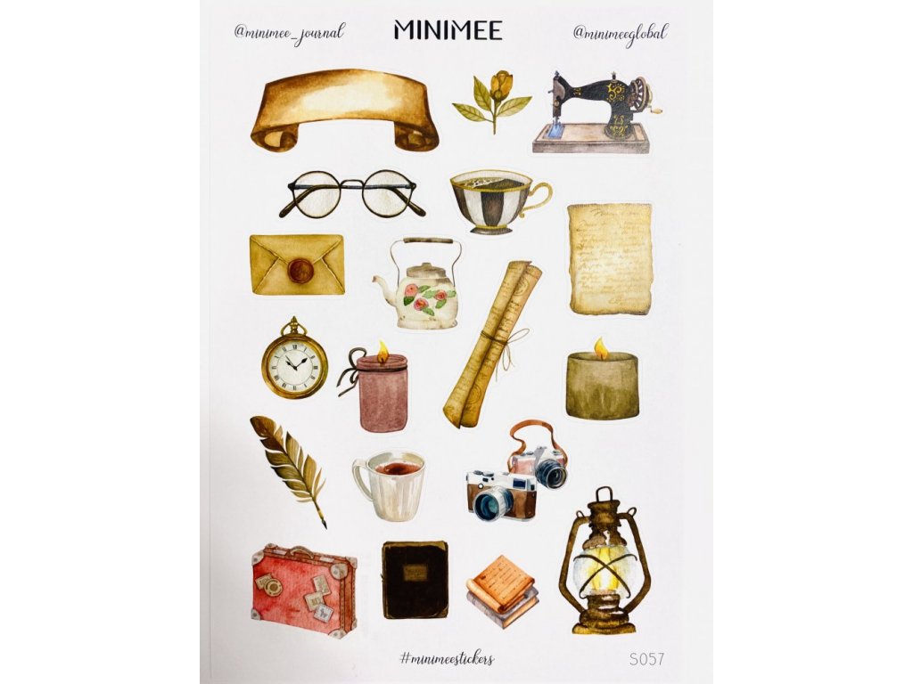 158035 papirove samolepky v arsiku a5 vintage