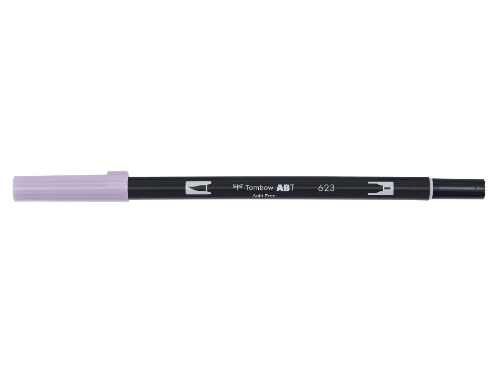 Popisovač Tombow oboustranný ABT Dual Brush Pen 623 - Purple Sage