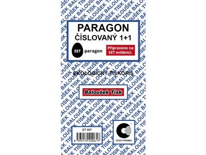 Paragon číslovaný