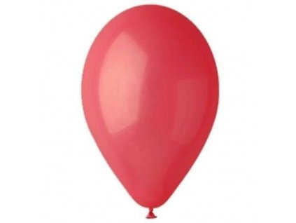 červený pastelový balonek
