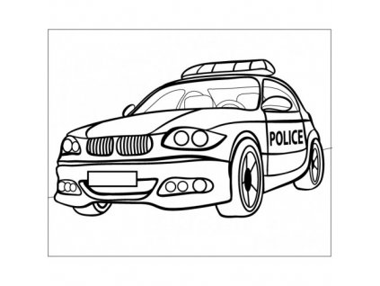 Předlohy k pískování 25x20cm policie BMW