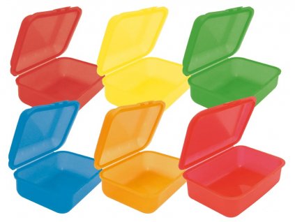 Svačinový box Klickbox mix midi 713410 150 x 110 x 55 mm