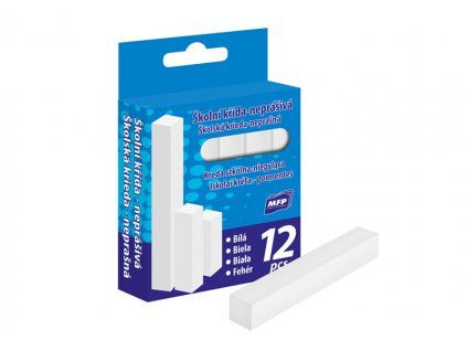 112896 kridy bezprasne 12ks bile