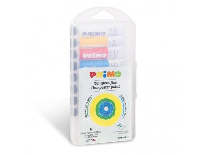 Temperové barvy PRIMO, sada 8 x 12ml, blistr