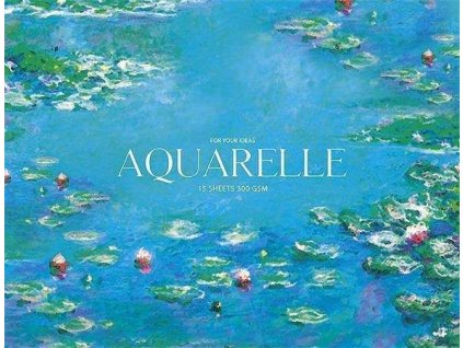 Skicák, náčrtník "Aquarelle", A4+, 300 g, 15 listů, SHKOLYARYK
