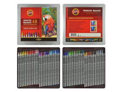 Souprava tužek pastelových akvarelových v laku 8786 48