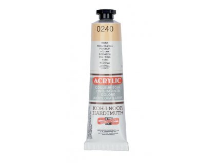 Barva acrylová KOH-I-NOOR 40 ml růžová 0240