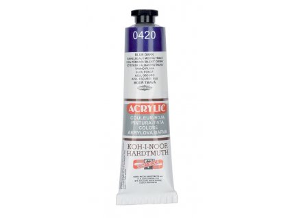 Barva acrylová KOH-I-NOOR 40 ml tm. modrá 0420