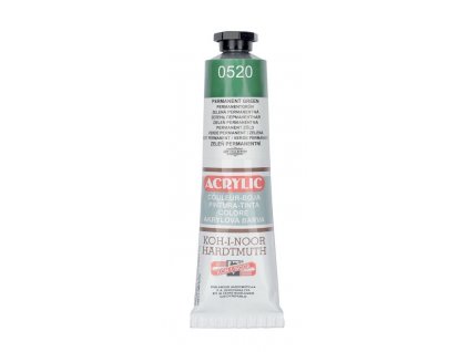 Barva acrylová KOH-I-NOOR 40 ml zeleň 0520 permanentní