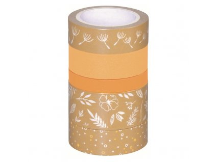 washi paska oranzova kraft