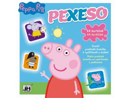 Pexeso v sešitu Prasátko Peppa