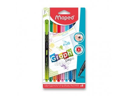 Liner MAPED Graph Peps Premium 0,4 mm 8ks BL