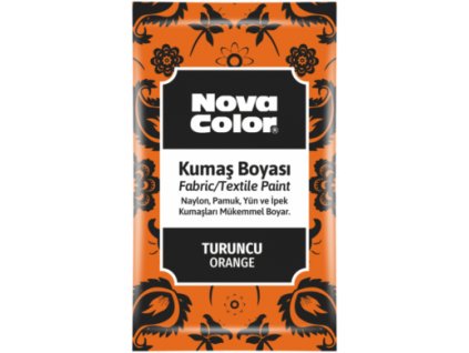 Barva na textil prášková oranžová 12g NC-906