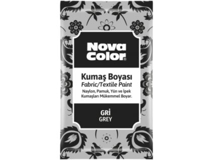 Barva na textil prášková šedá 12g NC-908