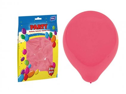 Balónek nafukovací30cm růžový 100ks
