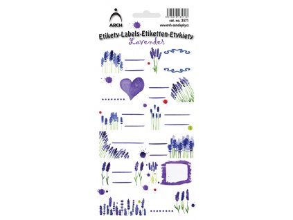 etikety levandule