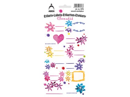 dekoracni samolepky clemantis