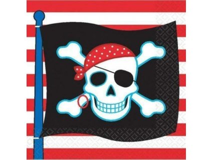 Papírové ubrousky Pirate Party (16 ks)