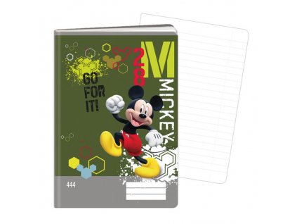 Sešit A4, 40 listů, typ 444 licenční Disney Mickey