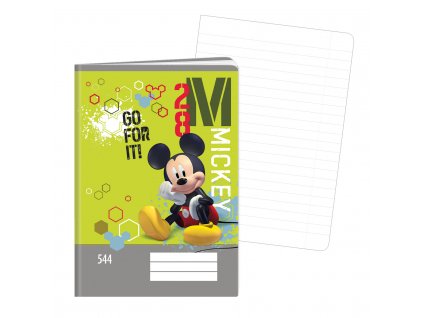 Sešit A5, 40 listů, TYP 544 licence Disney Mickey