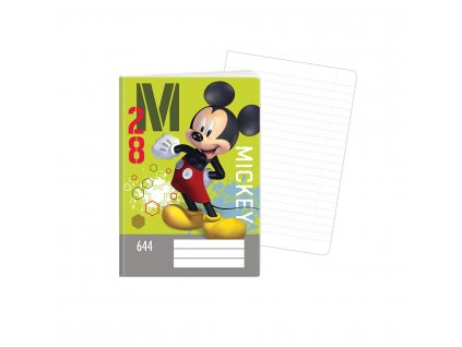 Sešit A6, 40 listů, TYP 644 licence Disney Mickey