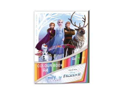 Blok barevných papírů A4 licenční Disney Frozen III
