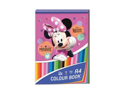 Blok barevných papírů A4 licenční Disney Minnie