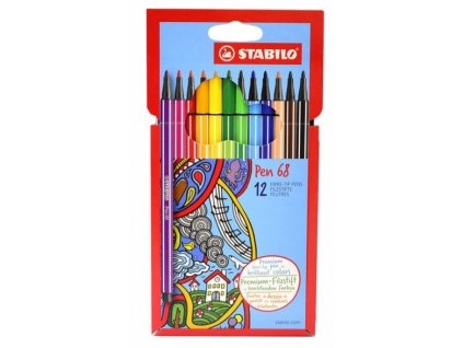 STABILO Pen 68, 12ks, cardboard