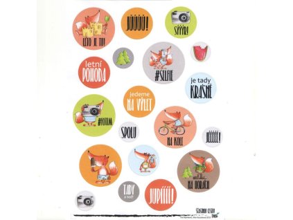 Samolepky A5 - Dovolená č.2