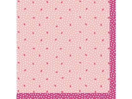 Ubrousky Tissue 33 x 33 cm Rice Pink 3vrstvé