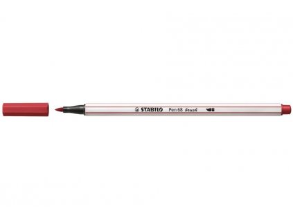 STABILO Pen 68 brush dark red