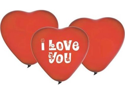 balonky srdce s potiskem