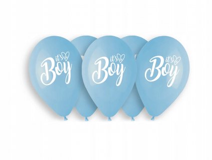 balonky modre baby shower