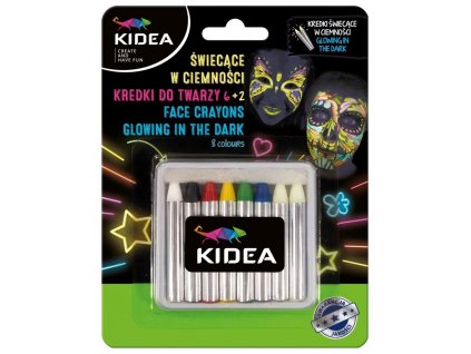 barvy na oblicej svitice ve tme