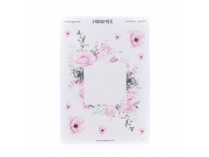 157543 papirove samolepky v arsiku a5 velky ramecek ruze