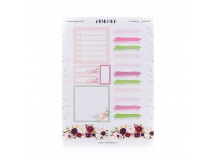 157558 papirove samolepky v arsiku a5 ramecky a prouzky zelena ruzova merunkova