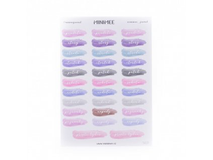 157561 papirove samolepky v arsiku a5 watercolor dny v tydnu universe