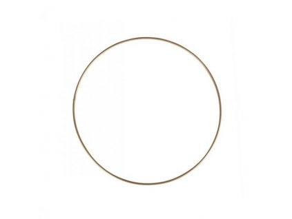 drateny kruh zlaty prumer 10 cm