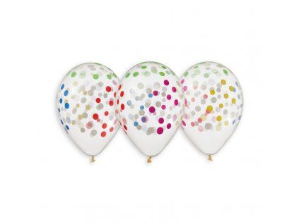 159619 balonky s potiskem 5ks obyc konfety