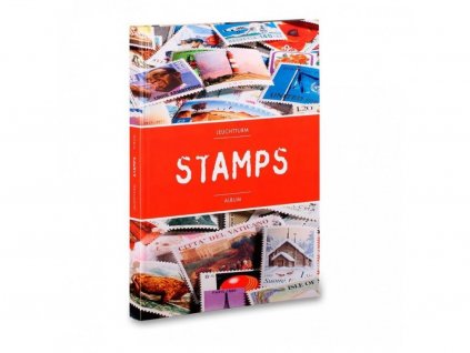23644 1 album a4 na znamky stamps 32 cernych stran cerveny pruh znamky