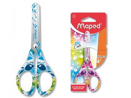 Nůžky MAPED Mini Cute Kids 13 cm, mix barev, BL