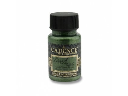 Textilní barva Cadence metal. zelená 50ml