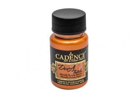 Textilní barva Cadence metal. oranžová 50ml